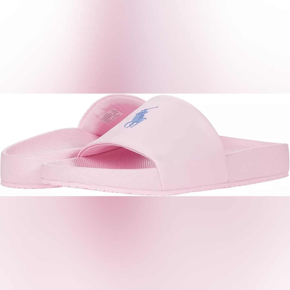 Polo by Ralph Lauren Pink Slide Sandals